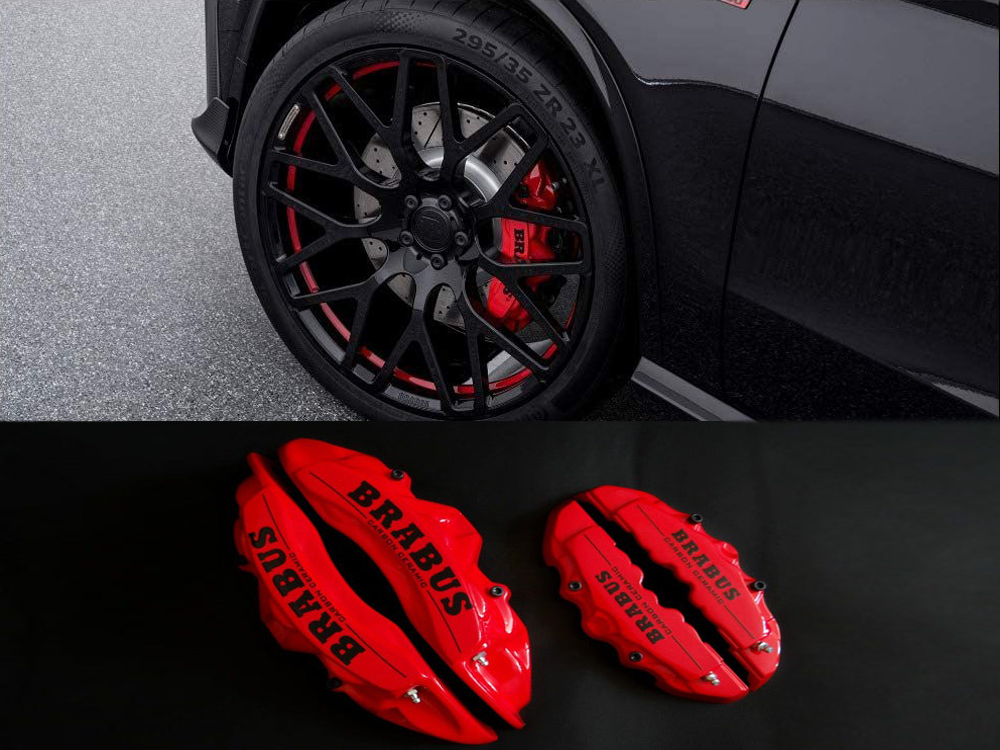 Mercedes-Benz G-Class W463 (2007-2018) Brake Caliper Covers - Brabus Style Red